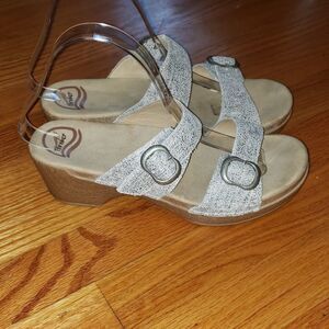 Dansko Leather Slip-On mule Sandals